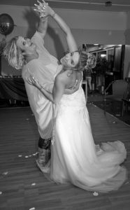 bride and mum