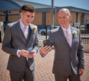 Groom and Father