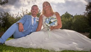Picture of a Wedding Couple bride and groom