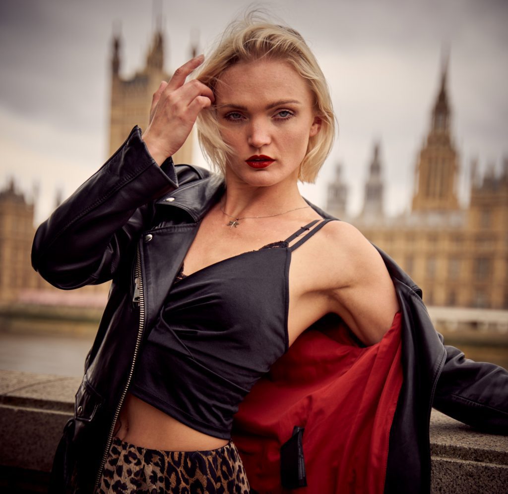 Portrait on location at Westminster Bridge